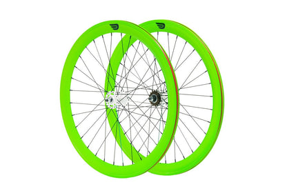 Pure Fix 700C 50mm Glow Wheelset Pure Fix Cycles