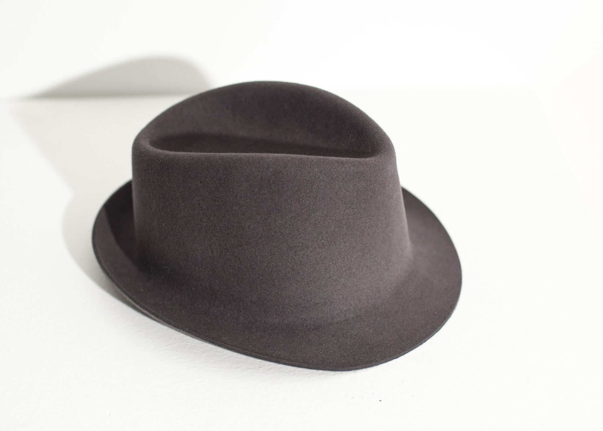 Charles Hat in Steel Grey Kiss by Fiona Bennett