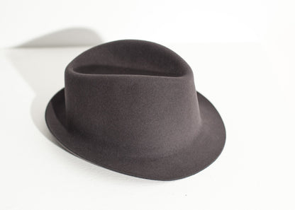 Charles Hat in Steel Grey Kiss by Fiona Bennett
