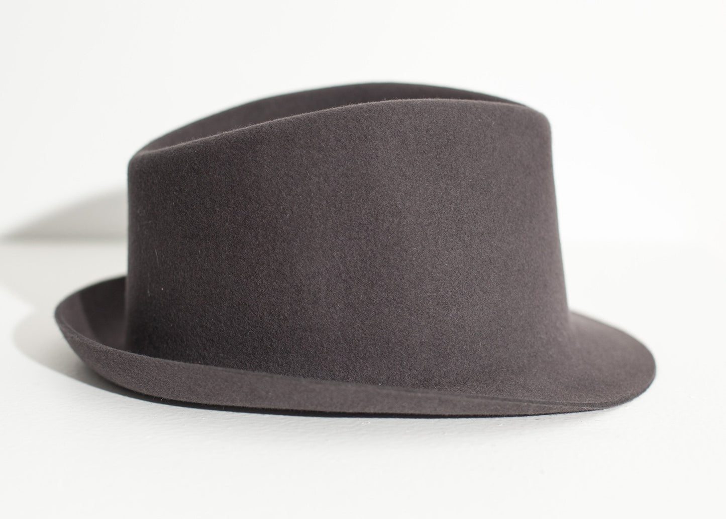 Charles Hat in Steel Grey Kiss by Fiona Bennett