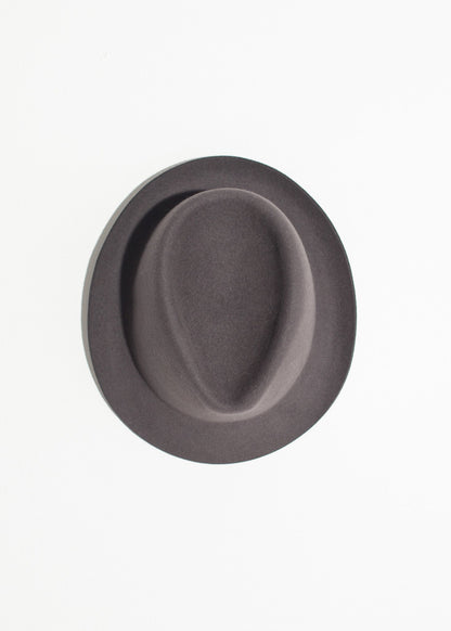 Charles Hat in Steel Grey Kiss by Fiona Bennett