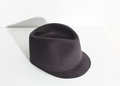 Kraig Hat in Steel Grey Kiss by Fiona Bennett
