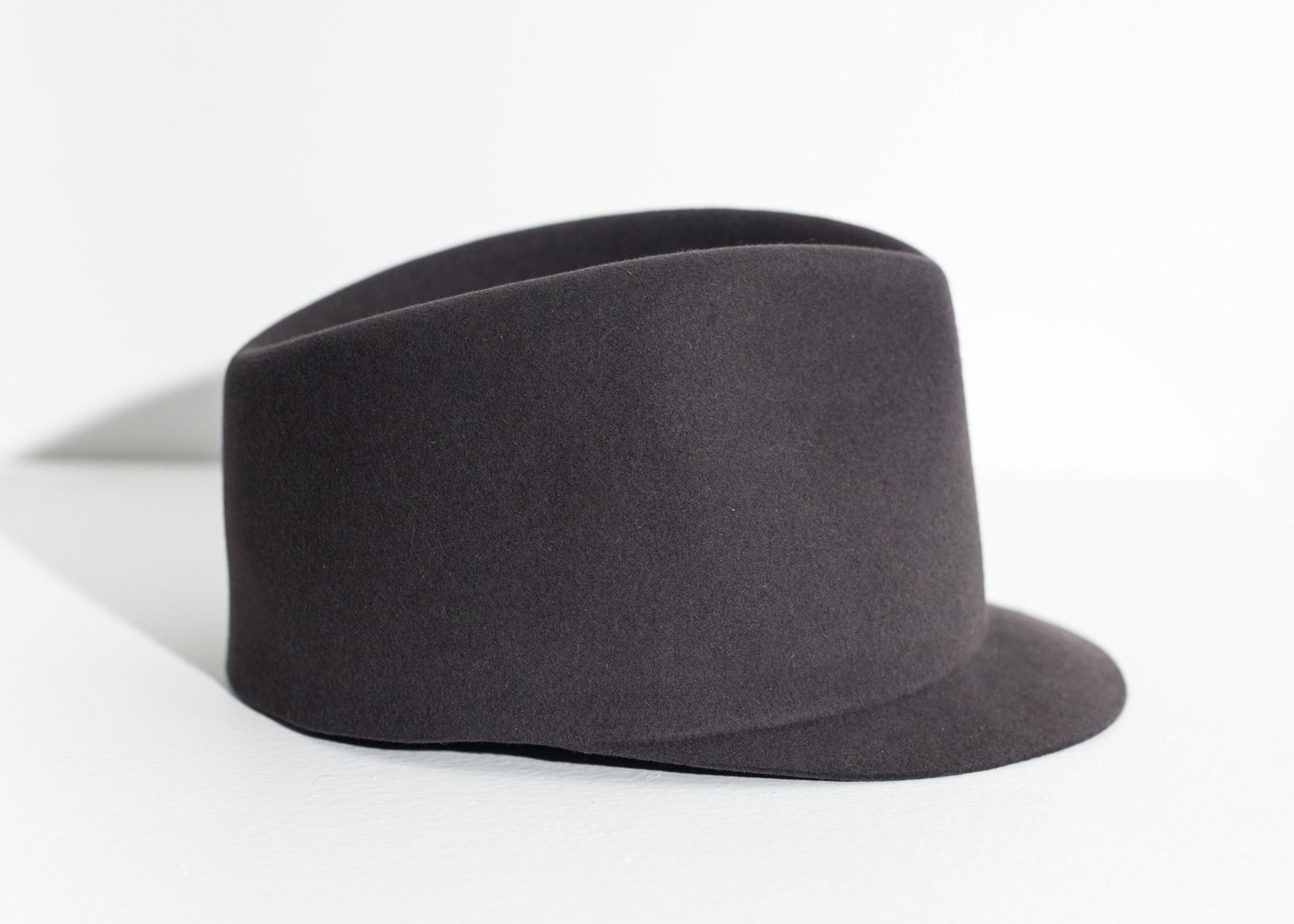 Kraig Hat in Steel Grey Kiss by Fiona Bennett