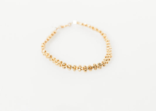 Lane Bead Bracelet in Gold Brass 5 Octobre