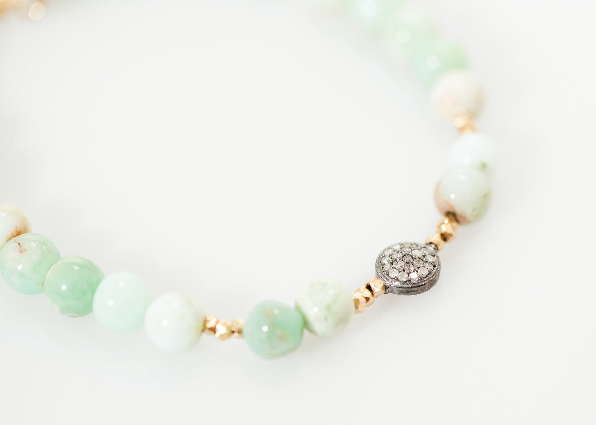 Leopold Bracelet in Green Chrysoprase 5 Octobre