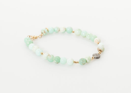 Leopold Bracelet in Green Chrysoprase 5 Octobre