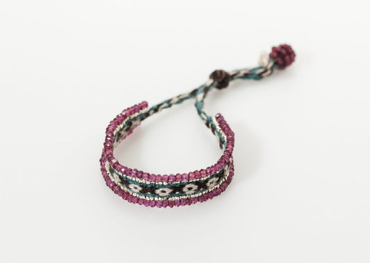 Oaxacan Bracelet in Garnet Kalosoma Jewelry