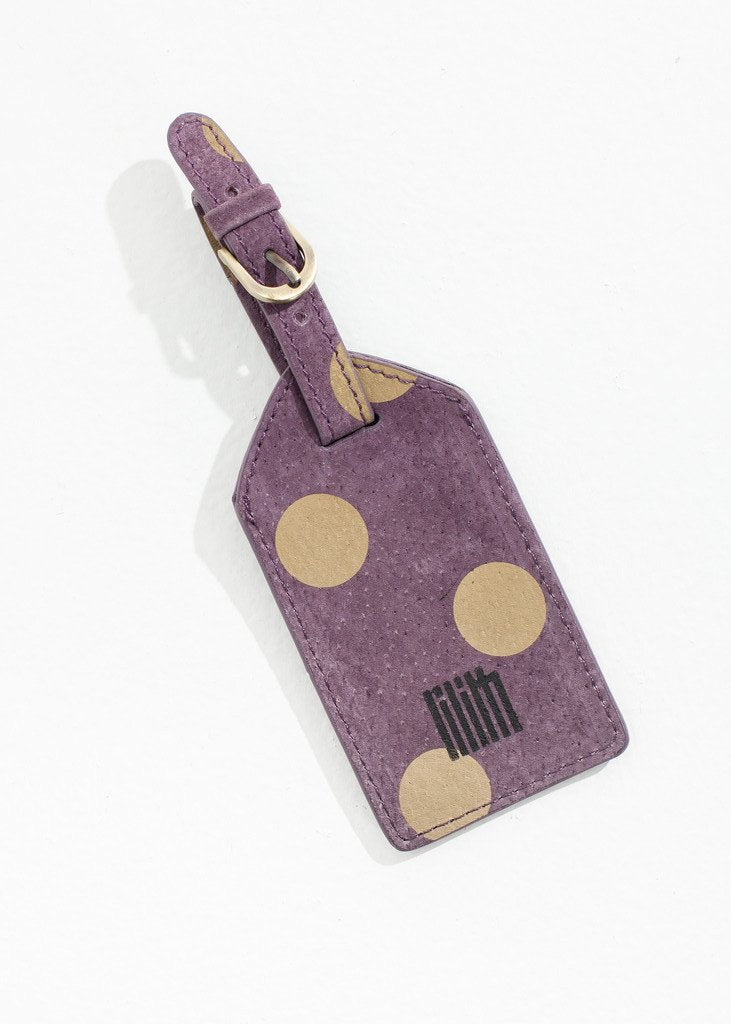 Oscar Luggage Tag in Blueberry Lilith