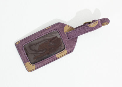 Oscar Luggage Tag in Blueberry Lilith