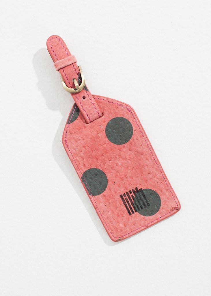 Oscar Luggage Tag in Rose Lilith