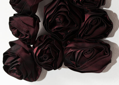 Rose Necklace in Red Maria Calderara