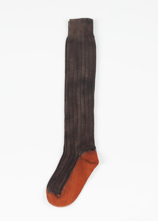 Cashmere Knit Sock in Bronze Avant Toi